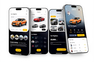 develop car dealership app, ai car marketplace app, car auction app with admin