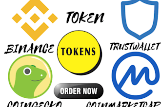 do fast track token listing on coingecko coinmarketcap and binance