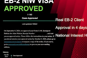 write compelling business plan for USA immigration visas e2, eb2niw, l1, o1, eb5