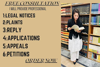 draft cease and desist or demand letter and legal notice as lawyer