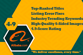 do alibaba product listing and posting at low cost