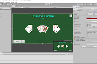 2d unity card game development, video card game, ludo game, tcg, 2d card game