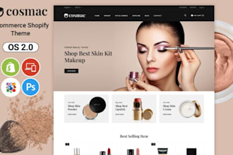 design shopify beauty store, spa, salon, hair extension and cosmetic website