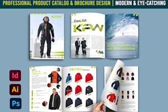 design business product catalog and brochure design