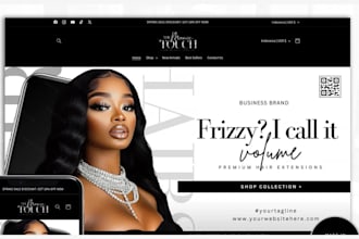 design hair extension website hair extension shopify store hair extension store