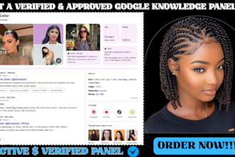 build an approved standard google knowledgepanel, gmb