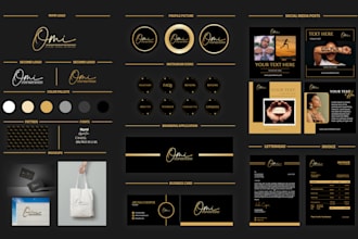 develop a high end corporate identity and brand guidelines