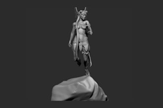 sculpt 3d face 3d head 3d miniature model, toy 3d tabletop for 3d printing