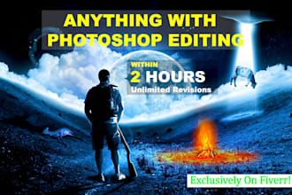 do photoshop editing, retouching and realistic photo manipulation