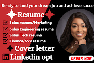 write a professional sales resume, banking, finance, accounting resume