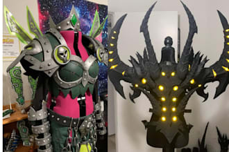 3d printing cosplay knight armor cosplay creation wearable anime cosplay 3d mask