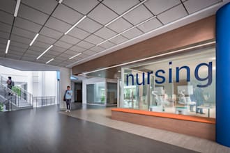redesign 3d medical center, cgi pharmacy,chemist, laboratory layout surgery room