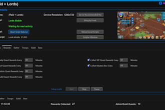 build video game bot, cheated bot, farming bot, astro bot, game bot development