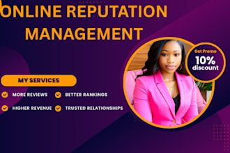 be your expert online reputation management targeted google SEO gmb