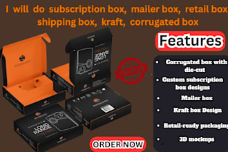 do subscription box, mailer box, retail box, shipping box, kraft, corrugated box