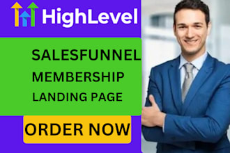 do gohighlevel landing page kv core sales funnel workflow membership