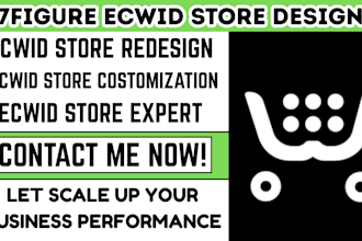 create ecwid store setup ecwid store redesign and seo optimization