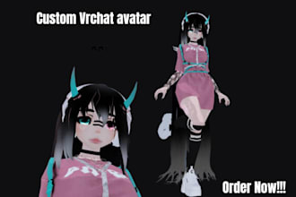 3d model, custom vrchat avatar, furry, vr character,  vr chat, vrc avatar, nsfw