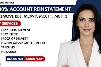 reinstate suspended ebay account and resolve bbe, mc011, mc113, mc999 issues