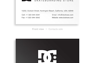 do business card single sided or double sided minimal design