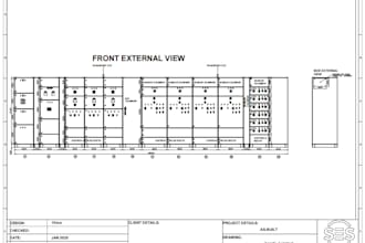 draft your slds power and control schematics and panel layouts