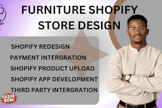 design your furniture shopify  dropdhipping store skincare store