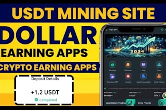 develop profitable MLM ponzi scheme, usdt grabbing with affiliate marketing