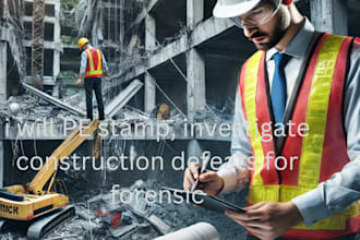 pe stamp, investigate construction defeats for forensic