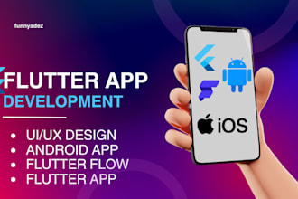 create build flutter android ios mobile app, flutterflow, frontend, backend