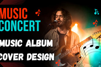 design stunning music cover art album cover design custom music album cover