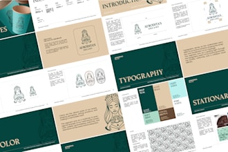 design your brand style guide and logo