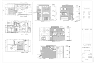 be your professional architect, draw floorplan and make US permit drawing