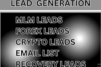 generate quality forex lead, depositor leads, forex crypto lead