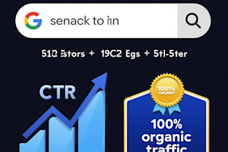 boost your google serp CTR with genuine organic traffic for higher rankings