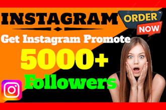 increase 5000 instagram followers with lifetime guarantee