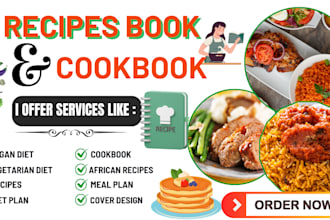 do cookbook and recipes, meal plan, nutrition and cookbook cover