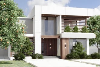 renew house design, villa apartment renovation,real estate,exterior house render