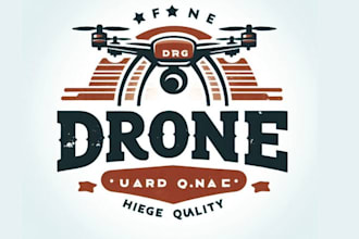 make a high quality drone logo