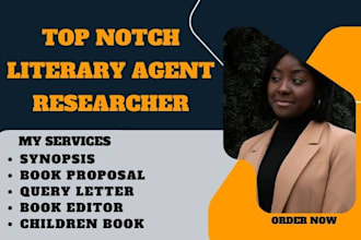 find literary agent for movie script, children book, fiction, screenplay