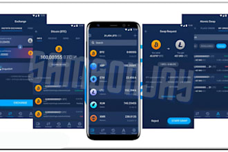 do crypto wallet app, fintech app, blockchain, trading app, money transfer app