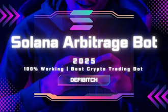 build solana arbitrage bot, solana bot, trending bot, crypto arbitrage bot