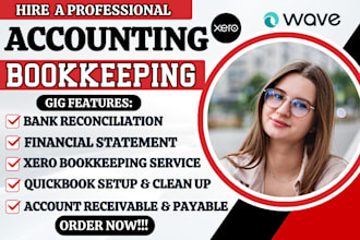 clean up bookkeeping quickbooks online bank reconciliation wave accounting xero