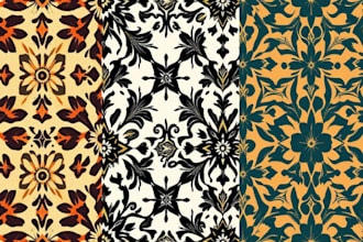 design seamless vector repeat pattern textile fabric prints toile de jouy plaid