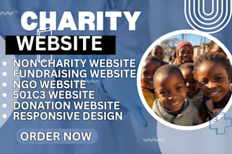 build charity website donation nonprofit ngo fundraising non profit website