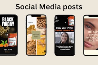 create eye catching canva visuals for your social media tiktok, instagram, etc