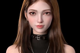 3d realistic character modeling 3d game character metahuman character daz 3d ue5