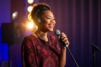 be your soulful female gospel singer, songwriter, vocalist, gospel choir