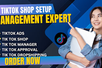 be your shopify  tiktok manager for dropshipping success as tiktok shop expert