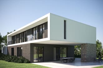 optimize 3d exterior environment bar, poolhouse, house renovate, outdoor blender