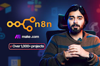 build make com and n8n automation